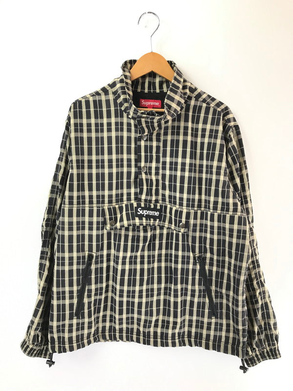【中古品】【メンズ】 SUPREME シュプリーム 18AW NYLON PULLOVER 18年 ナイロン プルオーバー トップス 149-260703-YY-02-tagh サイズ：M カラー：ベージュ 万代Net店