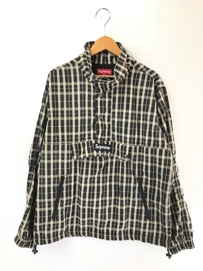 【中古品】【メンズ】 SUPREME シュプリーム 18AW NYLON PULLOVER 18年 ナイロン プルオーバー トップス 149-260703-YY-02-tagh サイズ：M カラー：ベージュ 万代Net店