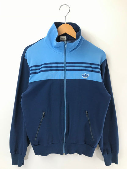 【中古品】【メンズ】 ADIDAS アディダス 70'S-80'S TRACK JACKET ATS-33FT 70年代-80年代 トラックジャケット デサント製 青タグ 146-260711-na-16-tagh サイズ：3 カラー：ブルー 万代Net店