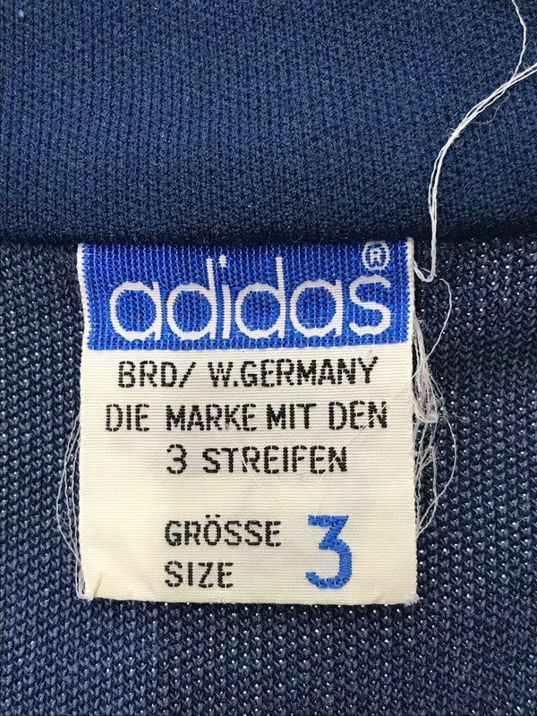 【中古品】【メンズ】 ADIDAS アディダス 70'S-80'S TRACK JACKET ATS-33FT 70年代-80年代 トラックジャケット デサント製 青タグ 146-260711-na-16-tagh サイズ：3 カラー：ブルー 万代Net店