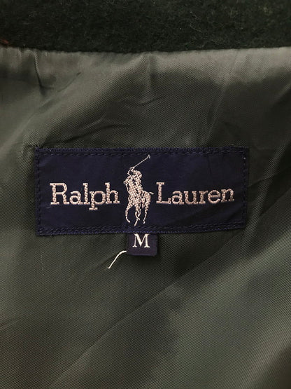 【中古品】【メンズ】 RALPH LAUREN ラルフローレン 80'S WOOL VARSITY JACKET 80年代 バーシティー ジャケット アウター 146-260707-na-09-tagh サイズ：M カラー：グリーン/グレー 万代Net店