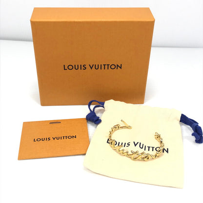 【中古品】【レディース】 LOUIS VUITTON ルイ・ヴィトン LV SCRIPT BRACELET M1812M スクリプト ブレスレット アクセサリー 179-260630-na-02-tagh カラー：ゴールド 万代Net店