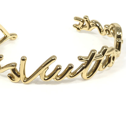 【中古品】【レディース】 LOUIS VUITTON ルイ・ヴィトン LV SCRIPT BRACELET M1812M スクリプト ブレスレット アクセサリー 179-260630-na-02-tagh カラー：ゴールド 万代Net店