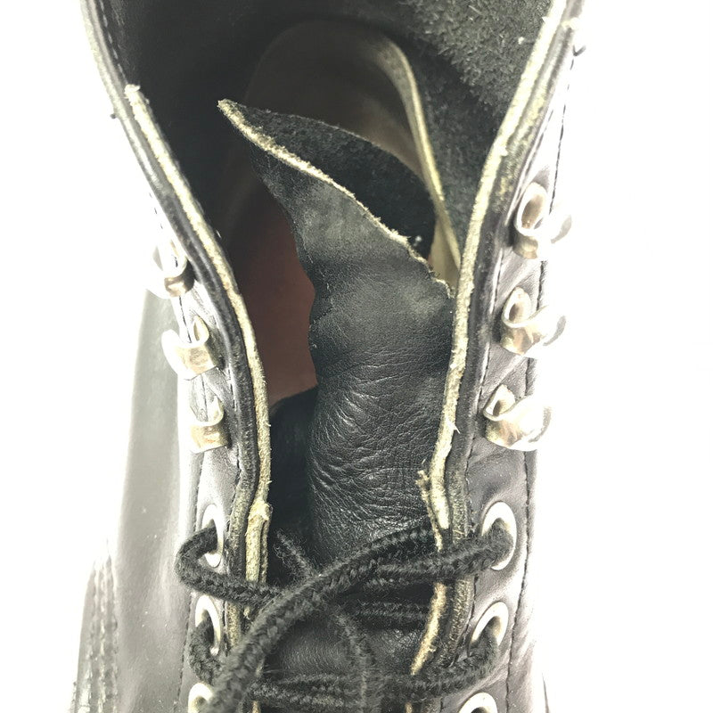 【現状渡し品】【メンズ】 RED WING レッドウィング 90'S IRISH SETTER BOOTS アイリッシュセッター USA製 四角犬タグ ブーツ 靴 164-260701-na-19-tagh サイズ：8D カラー：ブラック 万代Net店