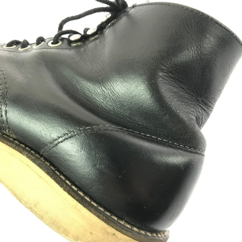 【現状渡し品】【メンズ】 RED WING レッドウィング 90'S IRISH SETTER BOOTS アイリッシュセッター USA製 四角犬タグ ブーツ 靴 164-260701-na-19-tagh サイズ：8D カラー：ブラック 万代Net店