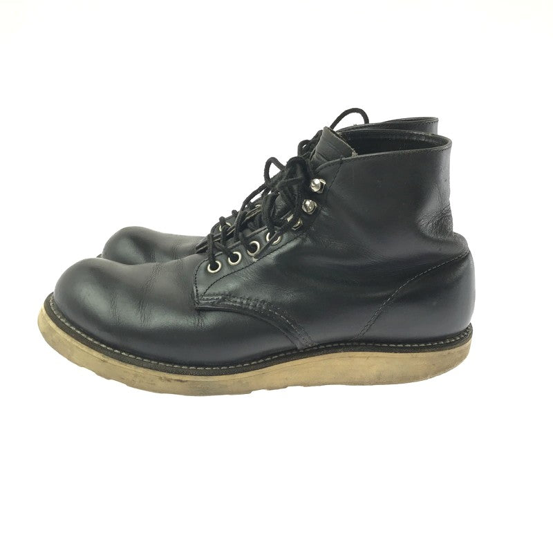【現状渡し品】【メンズ】 RED WING レッドウィング 90'S IRISH SETTER BOOTS アイリッシュセッター USA製 四角犬タグ ブーツ 靴 164-260701-na-19-tagh サイズ：8D カラー：ブラック 万代Net店