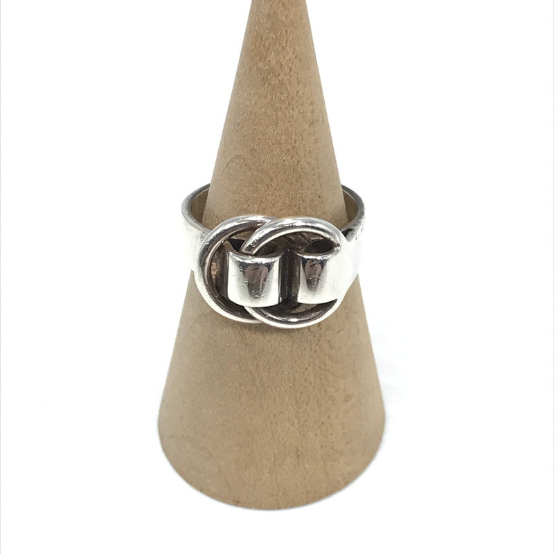 【中古品】【メンズ】 HERMES エルメス SV925 DEUX ANNEAUX RING ドゥザノー リング 指輪 アクセサリー 192-260630-na-01-tagh サイズ：55 カラー：シルバー 万代Net店