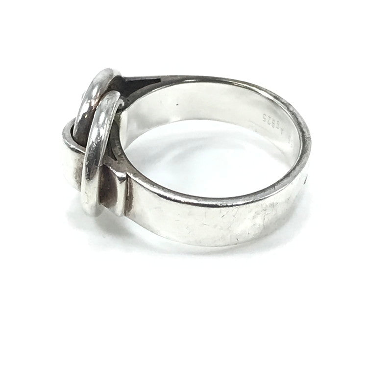 【中古品】【メンズ】 HERMES エルメス SV925 DEUX ANNEAUX RING ドゥザノー リング 指輪 アクセサリー 192-260630-na-01-tagh サイズ：55 カラー：シルバー 万代Net店