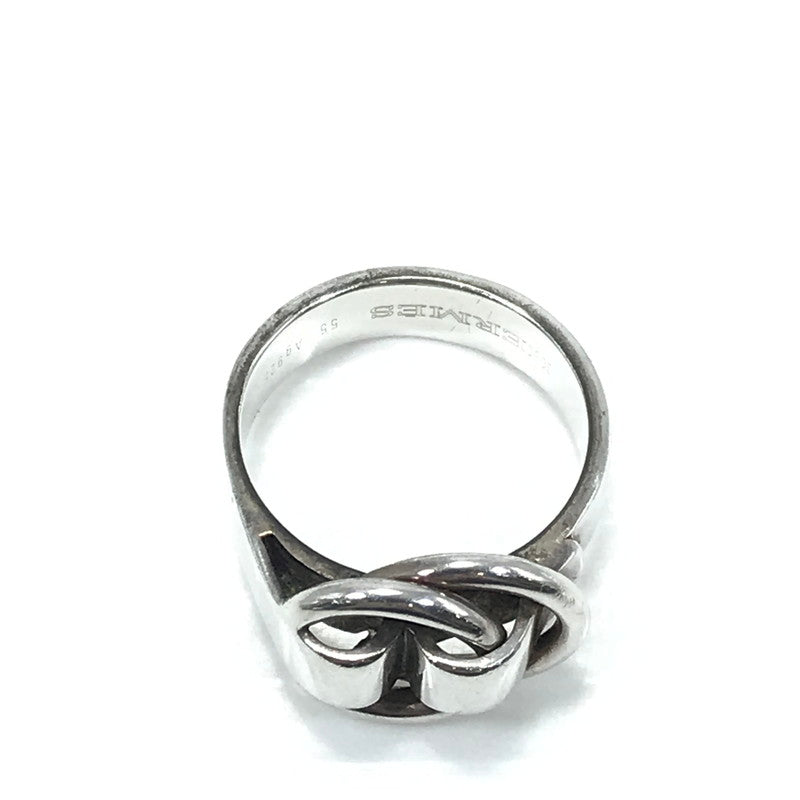 【中古品】【メンズ】 HERMES エルメス SV925 DEUX ANNEAUX RING ドゥザノー リング 指輪 アクセサリー 192-260630-na-01-tagh サイズ：55 カラー：シルバー 万代Net店