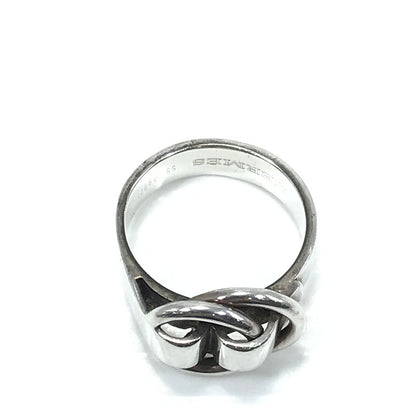 【中古品】【メンズ】 HERMES エルメス SV925 DEUX ANNEAUX RING ドゥザノー リング 指輪 アクセサリー 192-260630-na-01-tagh サイズ：55 カラー：シルバー 万代Net店