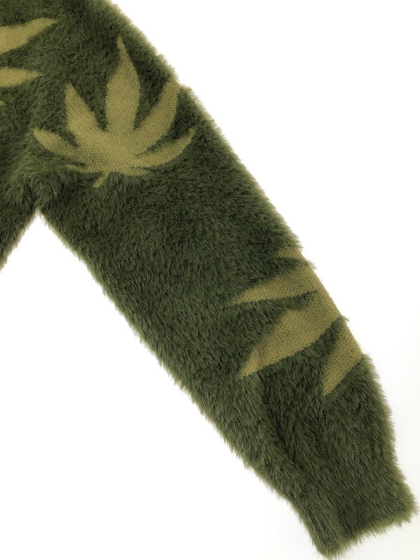 【中古品】【メンズ】 HUF ハフ PLANTLIFE CARDIGAN プラントライフ カーディガン ライトアウター 142-260709-rt-21-tag サイズ：L カラー：グリーン 万代Net店