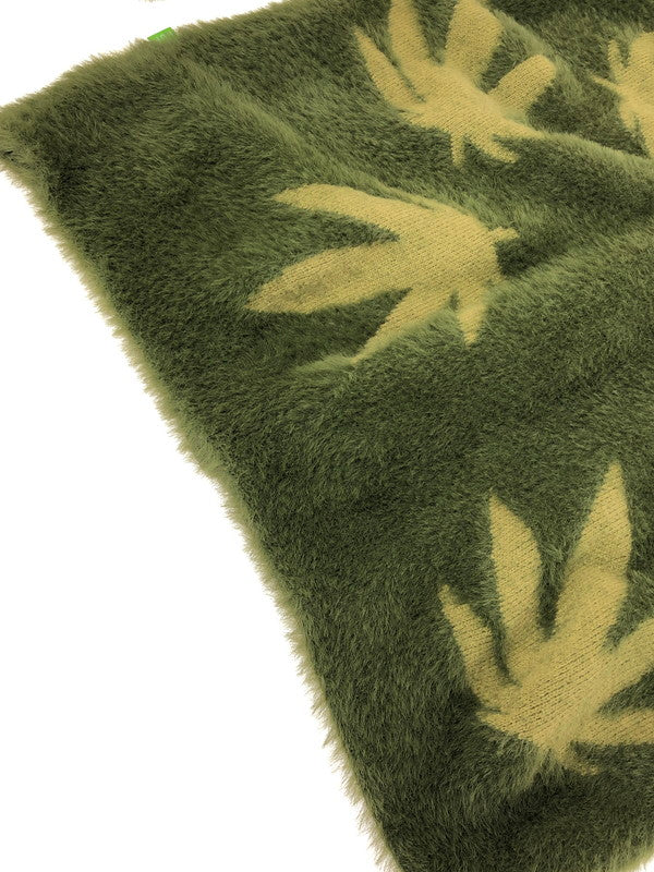 【中古品】【メンズ】 HUF ハフ PLANTLIFE CARDIGAN プラントライフ カーディガン ライトアウター 142-260709-rt-21-tag サイズ：L カラー：グリーン 万代Net店