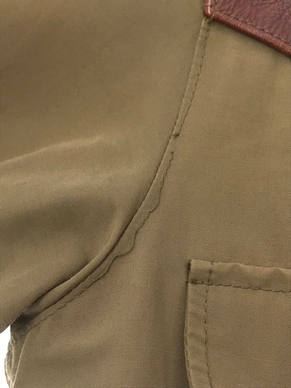 【現状渡し品】【メンズ】 JELADO ジェラード LEATHER YORK MOUNTAIN JACKET レザー ヨーク マウンテン ジャケット ライトアウター 146-260704-rt-03-tag サイズ：L カラー：カーキ 万代Net店