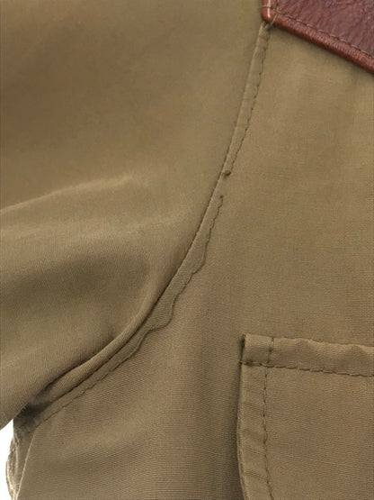 【現状渡し品】【メンズ】 JELADO ジェラード LEATHER YORK MOUNTAIN JACKET レザー ヨーク マウンテン ジャケット ライトアウター 146-260704-rt-03-tag サイズ：L カラー：カーキ 万代Net店