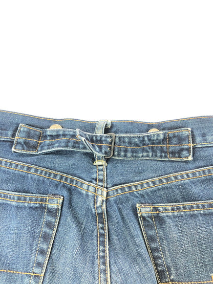 【中古品】【メンズ】 POLO RALPH LAUREN ポロ ラルフローレン DENIM PANTS R76SD60-BUCKLE デニム パンツ ジーンズ ボトムス 157-260805-rt-10-tagh サイズ：34 × 30 カラー：インディゴ 万代Net店