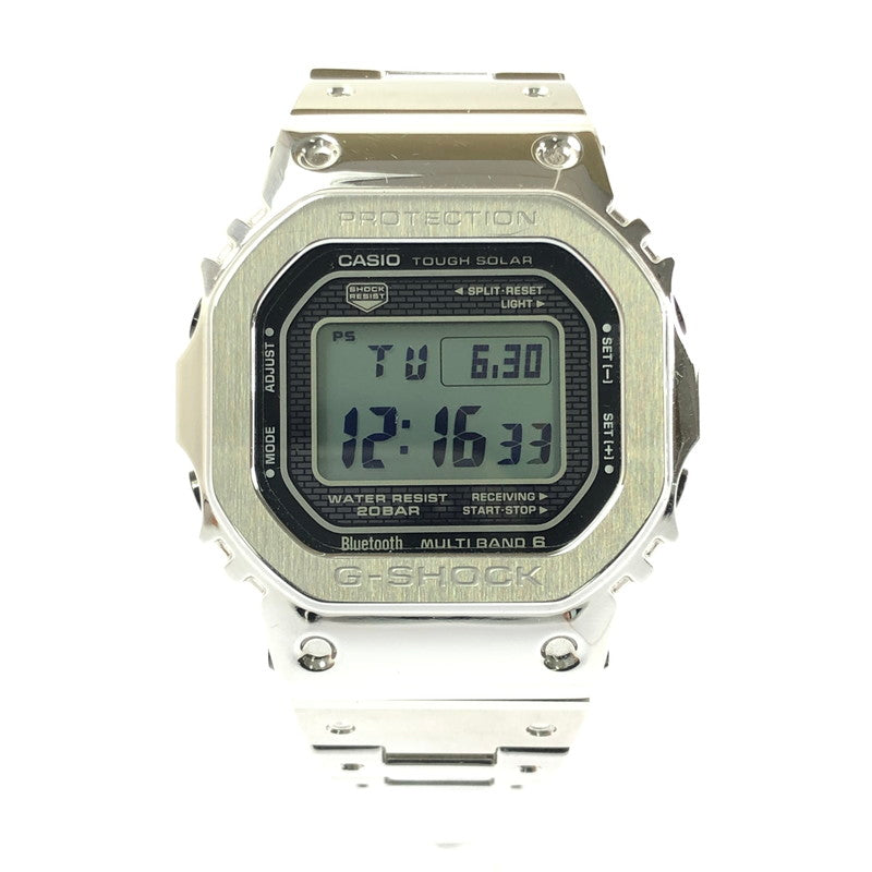 【中古品】【メンズ】 G-SHOCK ジーショック FULL METAL 5000SERIES GMW-B5000D-1JF デジタル タフソーラー 腕時計 196-260701-na-10-tagh カラー：シルバー 万代Net店