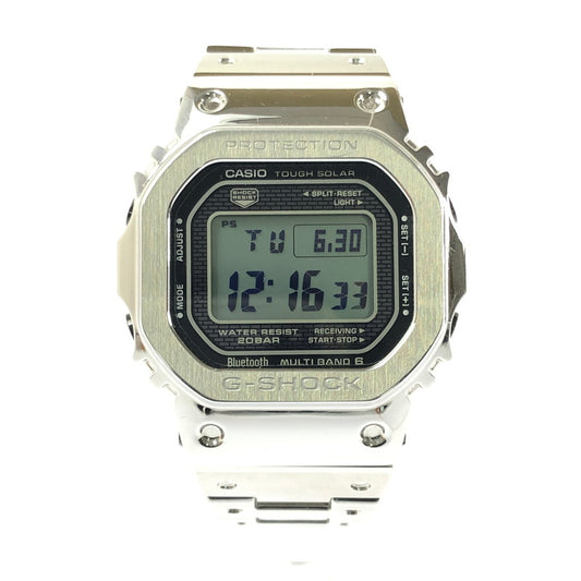 【中古品】【メンズ】 G-SHOCK ジーショック FULL METAL 5000SERIES GMW-B5000D-1JF デジタル タフソーラー 腕時計 196-260701-na-10-tagh カラー：シルバー 万代Net店