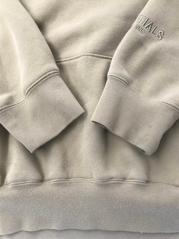 【中古品】【メンズ】 FOG ESSENTIALS エフオージー エッセンシャル BACK REFLECTOR LOGO HOODIE BEIGE バック リフレクター ロゴ フーディー パーカー 142-260822-rt-21-tagh サイズ：L カラー：ベージュ 万代Net店