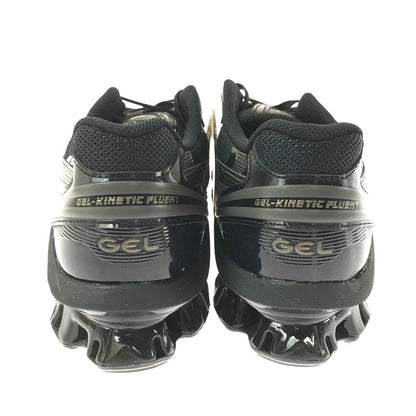 【中古美品】【メンズ】 ASICS アシックス GEL-KINETIC FLUENT 1203A591-003 ゲルキネティック フルーエント スニーカー 靴 162-260706-na-08-tagh サイズ：27cm US 9 カラー：BLACK/GRAPHITE GREY 万代Net店
