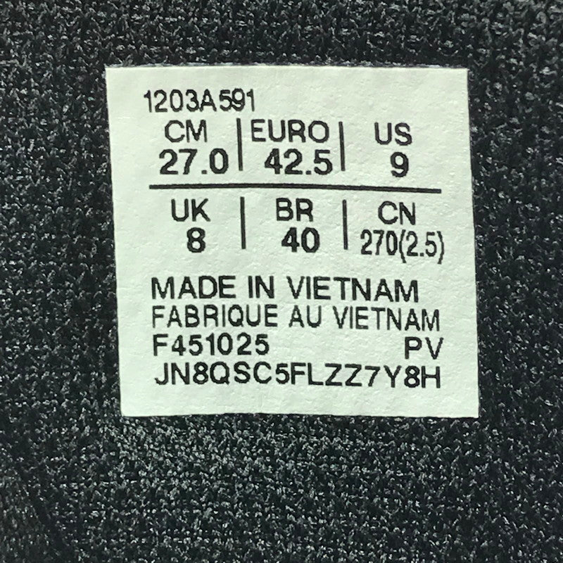 【中古美品】【メンズ】 ASICS アシックス GEL-KINETIC FLUENT 1203A591-003 ゲルキネティック フルーエント スニーカー 靴 162-260706-na-08-tagh サイズ：27cm US 9 カラー：BLACK/GRAPHITE GREY 万代Net店