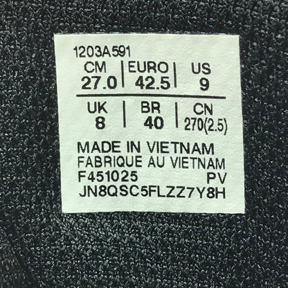 【中古美品】【メンズ】 ASICS アシックス GEL-KINETIC FLUENT 1203A591-003 ゲルキネティック フルーエント スニーカー 靴 162-260706-na-08-tagh サイズ：27cm US 9 カラー：BLACK/GRAPHITE GREY 万代Net店