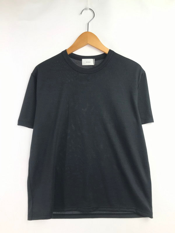 【中古品】【メンズ】 REFOMED リフォメッド WOOL BASE RECU-YN01 ウール ベース 半袖 Tシャツ トップス 140-260705-rt-13-tag サイズ：174 カラー：ブラック 万代Net店