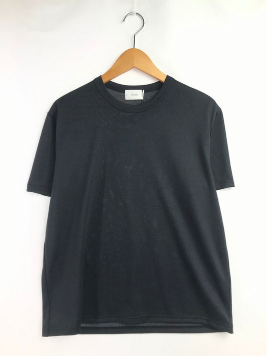 【中古品】【メンズ】 REFOMED リフォメッド WOOL BASE RECU-YN01 ウール ベース 半袖 Tシャツ トップス 140-260705-rt-13-tag サイズ：174 カラー：ブラック 万代Net店