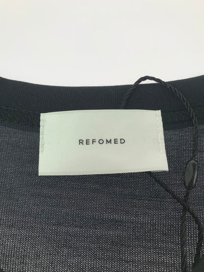 【中古品】【メンズ】 REFOMED リフォメッド WOOL BASE RECU-YN01 ウール ベース 半袖 Tシャツ トップス 140-260705-rt-13-tag サイズ：174 カラー：ブラック 万代Net店