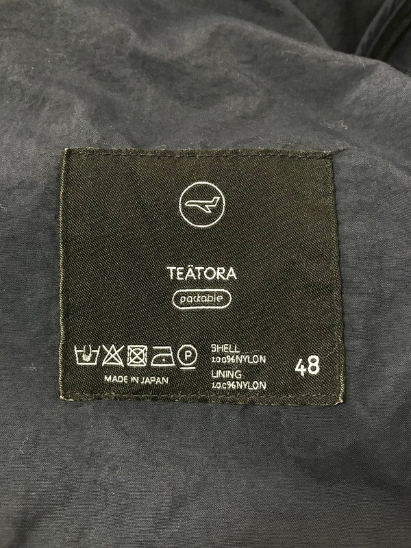 【中古品】【メンズ】 TEATORA テアトラ PACKABLE COAT パッカブル コート アウター 140-260705-rt-15-tag サイズ：48 カラー：ブラック 万代Net店
