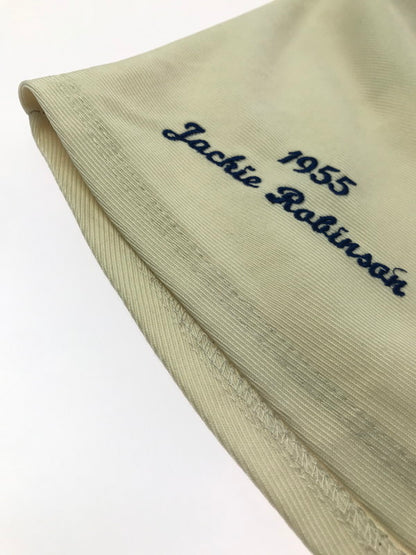 【中古品】【メンズ】 MITCHELL&NESS ミッチェル&ネス LOS ANGELES DODGERS JACKIE ROBINSON 42 BASEBALL SHIRT ベースボール シャツ トップス 146-260705-rt-12-tag サイズ：不明 下記参照 カラー：アイボリー 万代Net店