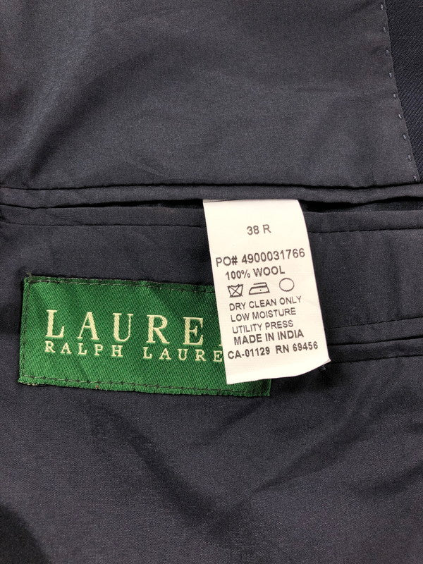【現状渡し品】【メンズ】 LAUREN RALPH LAUREN ローレンラルフローレン WOOL 2B TAILORED JACKET NAVY テーラードジャケット 146-260823-su-03-tagh サイズ：38 カラー：ネイビー 万代Net店