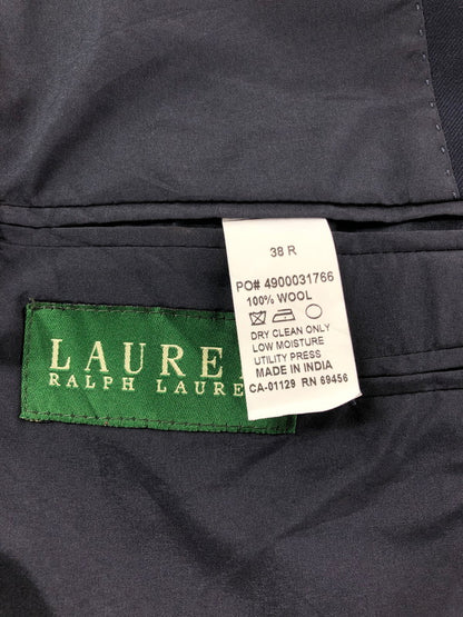 【現状渡し品】【メンズ】 LAUREN RALPH LAUREN ローレンラルフローレン WOOL 2B TAILORED JACKET NAVY テーラードジャケット 146-260823-su-03-tagh サイズ：38 カラー：ネイビー 万代Net店