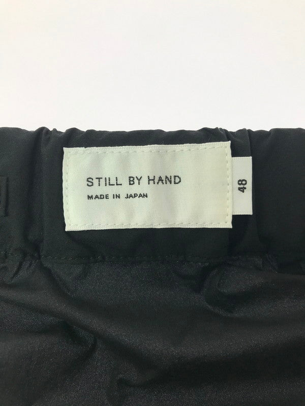 【中古美品】【メンズ】 STILL BY HAND スティル バイ ハンド NYLON EASY SHORTS PT11262 ナイロン イージー ショートパンツ ボトムス 151-260705-rt-16-tag サイズ：48 カラー：ブラック 万代Net店