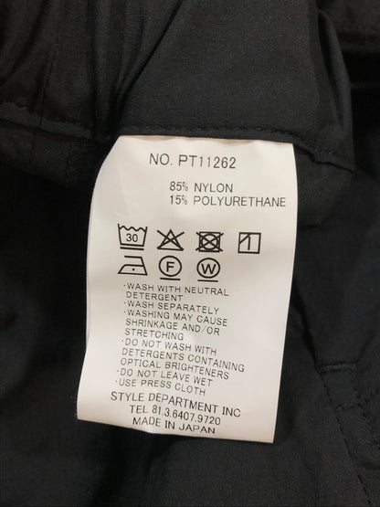 【中古美品】【メンズ】 STILL BY HAND スティル バイ ハンド NYLON EASY SHORTS PT11262 ナイロン イージー ショートパンツ ボトムス 151-260705-rt-16-tag サイズ：48 カラー：ブラック 万代Net店