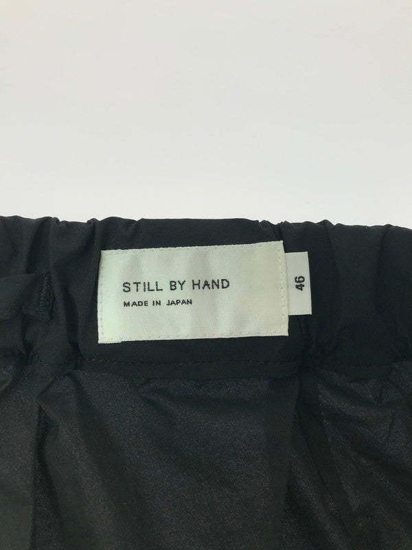 【中古美品】【メンズ】 STILL BY HAND スティル バイ ハンド NYLON EASY SHORTS PT11262 ナイロン イージー ショートパンツ ボトムス 151-260705-rt-17-tag サイズ：46 カラー：ブラック 万代Net店