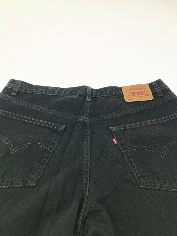 【中古品】【メンズ】 LEVI`S リーバイス 00's MADE IN CANADA BLACK DENIM PANTS 2000年代 メイド イン カナダ ブラックデニム パンツ ジーンズ 157-260705-rt-20-tag サイズ：W40 L30 カラー：ブラック 万代Net店