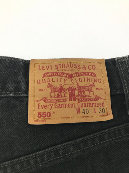 【中古品】【メンズ】 LEVI`S リーバイス 00's MADE IN CANADA BLACK DENIM PANTS 2000年代 メイド イン カナダ ブラックデニム パンツ ジーンズ 157-260705-rt-20-tag サイズ：W40 L30 カラー：ブラック 万代Net店