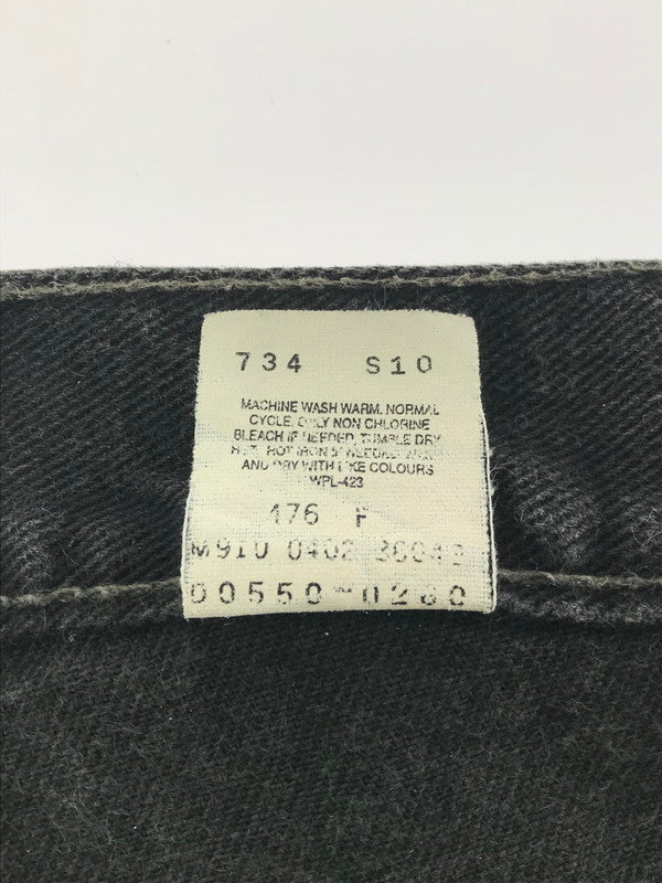 【中古品】【メンズ】 LEVI`S リーバイス 00's MADE IN CANADA BLACK DENIM PANTS 2000年代 メイド イン カナダ ブラックデニム パンツ ジーンズ 157-260705-rt-20-tag サイズ：W40 L30 カラー：ブラック 万代Net店