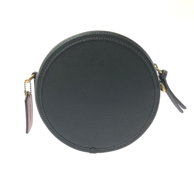 【中古美品】【レディース】 COACH コーチ C2121 C3427 KIA CIRCLE SHOULDER BAG キア サークル ショルダー バッグ 鞄 カバン 180-260704-ty-07-tagh カラー：ブラック 万代Net店