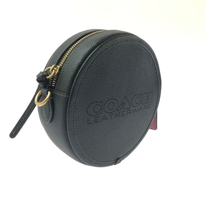【中古美品】【レディース】 COACH コーチ C2121 C3427 KIA CIRCLE SHOULDER BAG キア サークル ショルダー バッグ 鞄 カバン 180-260704-ty-07-tagh カラー：ブラック 万代Net店