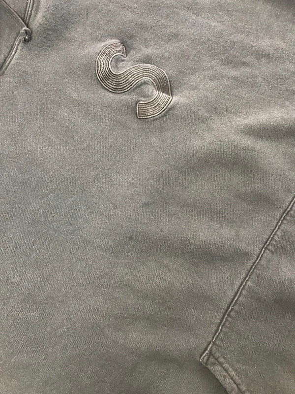 【中古品】【メンズ】 SUPREME シュプリーム 23SS OVERDYED S LOGO HOODED SWEATSHIRT オーバーダイド フーデッド スウェットシャツ パーカー 149-260716-rt-07-tagh カラー：ブラック 万代Net店