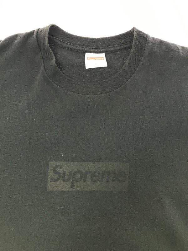 【中古品】【メンズ】 SUPREME シュプリーム 23SS TONAL BOX LOGO TEE トーナル ボックス ロゴ Tシャツ 半袖Tシャツ トップス 149-260716-rt-01-tagh サイズ：XL カラー：ブラック 万代Net店