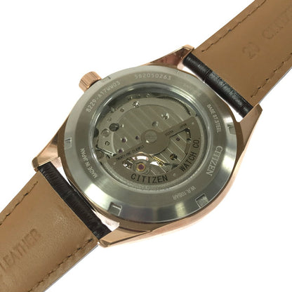 【中古品】【メンズ】 CITIZEN CITIZEN COLLECTION 8229-A17WW03 シチズン コレクション メカニカル 自動巻 腕時計 時計 197-260710-ki-08-tagh カラー：ピンクゴールド 万代Net店