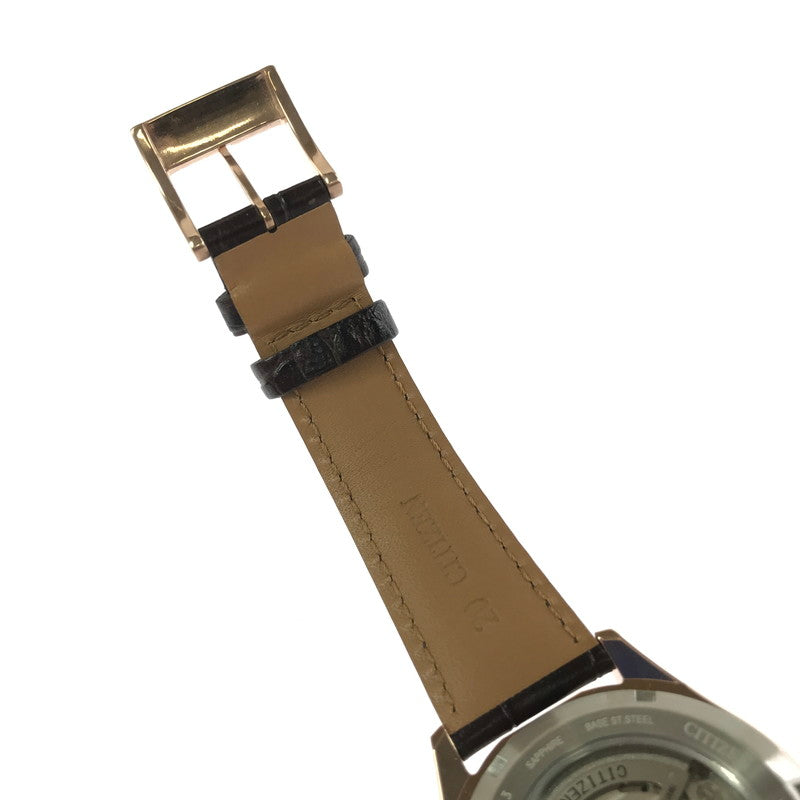【中古品】【メンズ】 CITIZEN CITIZEN COLLECTION 8229-A17WW03 シチズン コレクション メカニカル 自動巻 腕時計 時計 197-260710-ki-08-tagh カラー：ピンクゴールド 万代Net店