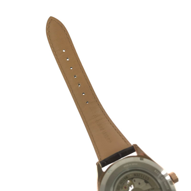 【中古品】【メンズ】 CITIZEN CITIZEN COLLECTION 8229-A17WW03 シチズン コレクション メカニカル 自動巻 腕時計 時計 197-260710-ki-08-tagh カラー：ピンクゴールド 万代Net店