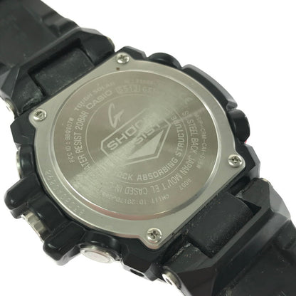 【現状渡し品】【メンズ】 G-SHOCK ANALOG SOLAR BLUETOOTH WATCH GST-B100-1AF Gスティール アナログ ソーラー ブルートゥース ウォッチ 腕時計 時計 196-260710-ki-07-tagh カラー：ブラック/シルバー 万代Net店