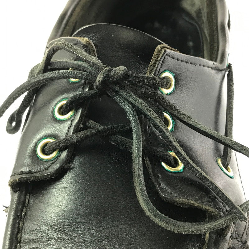 【現状渡し品】【メンズ】 RUSSELL MOCCASIN ラッセル モカシン DECK SHOES デッキシューズ 靴 165-260706-na-18-tagh サイズ：8 1/2 カラー：BLACK 万代Net店