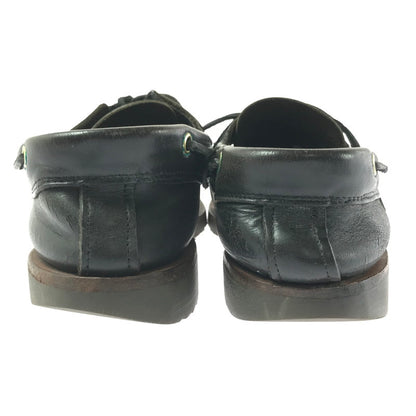 【現状渡し品】【メンズ】 RUSSELL MOCCASIN ラッセル モカシン DECK SHOES デッキシューズ 靴 165-260706-na-18-tagh サイズ：8 1/2 カラー：BLACK 万代Net店