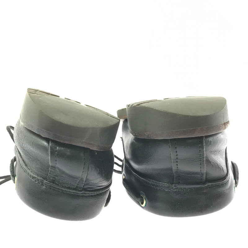 【現状渡し品】【メンズ】 RUSSELL MOCCASIN ラッセル モカシン DECK SHOES デッキシューズ 靴 165-260706-na-18-tagh サイズ：8 1/2 カラー：BLACK 万代Net店