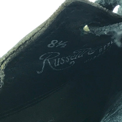 【現状渡し品】【メンズ】 RUSSELL MOCCASIN ラッセル モカシン DECK SHOES デッキシューズ 靴 165-260706-na-18-tagh サイズ：8 1/2 カラー：BLACK 万代Net店